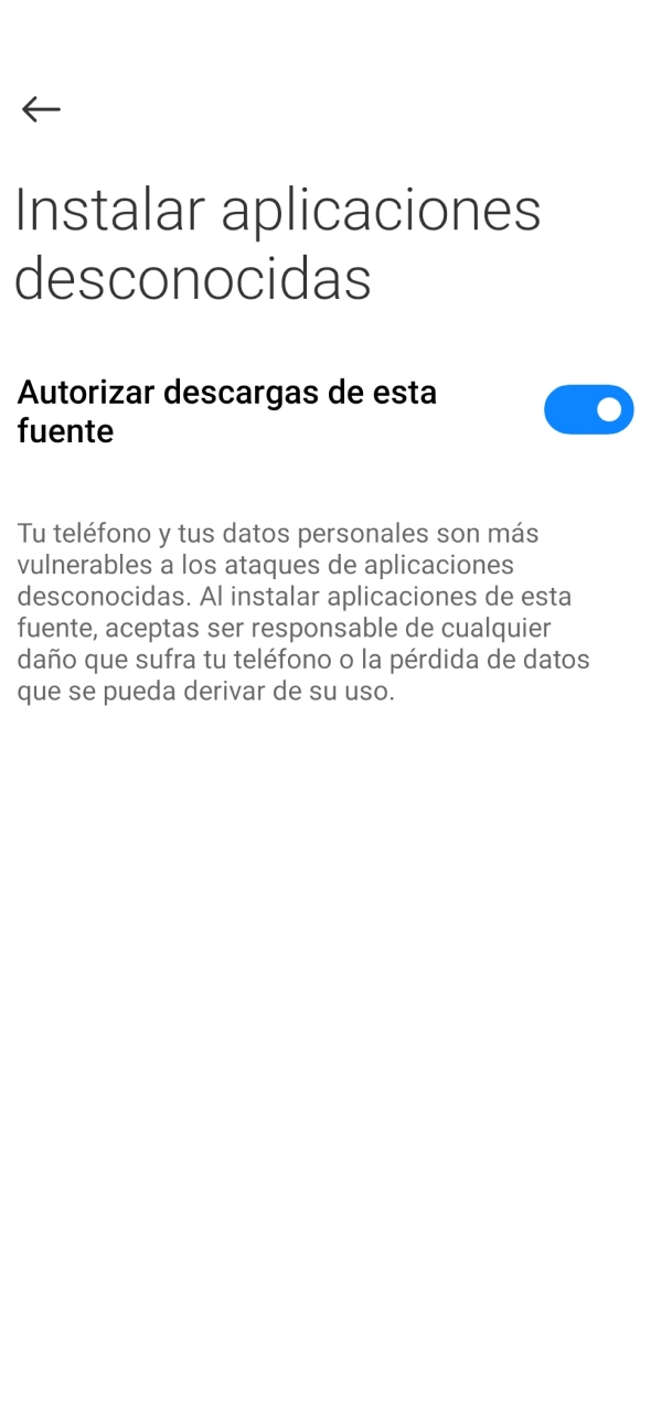 Cambia los ajustes del teléfono para instalar la aplicación Betsson correctamente.