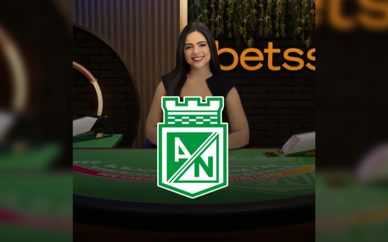 Prueba Atletico Nacional Blackjack Rapido con crupieres en vivo de Betsson.