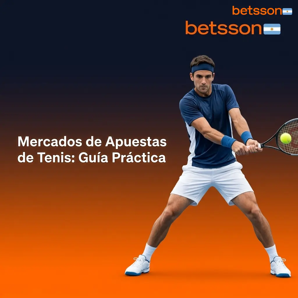 Mercados de apuestas de tenis en Betsson: ganador, sets, games, hándicap y más opciones disponibles