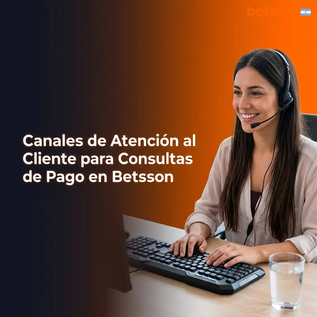 Canales de atención al cliente Betsson Argentina: chat en vivo 24/7, email, FAQ y formulario de contacto para pagos