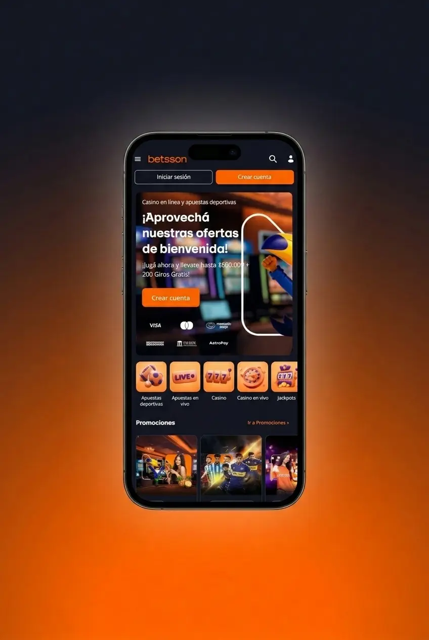 Pasos para usar bonos en Betsson Argentina: registro, depósito y código promocional para reclamar tu bono