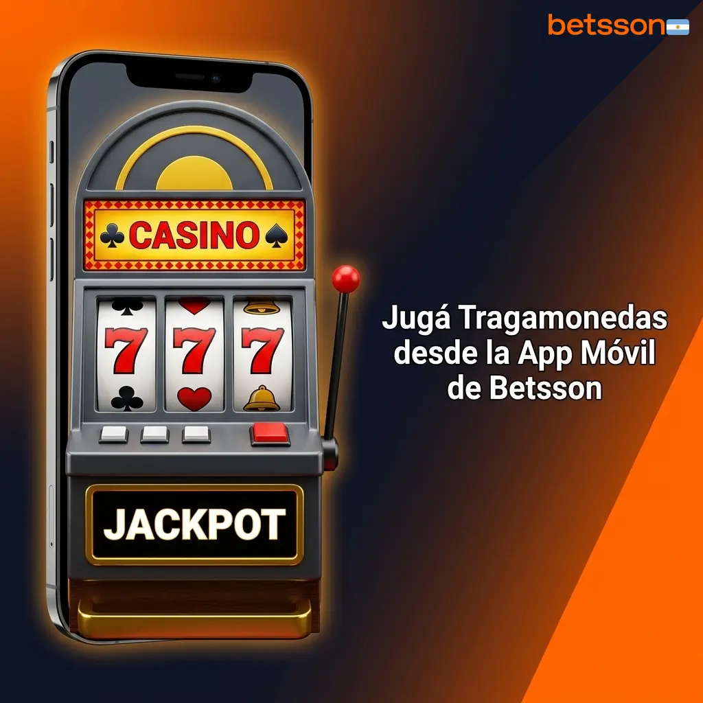 Jugá tragamonedas en la app móvil de Betsson para iOS y Android con filtros, cajero y notificaciones push