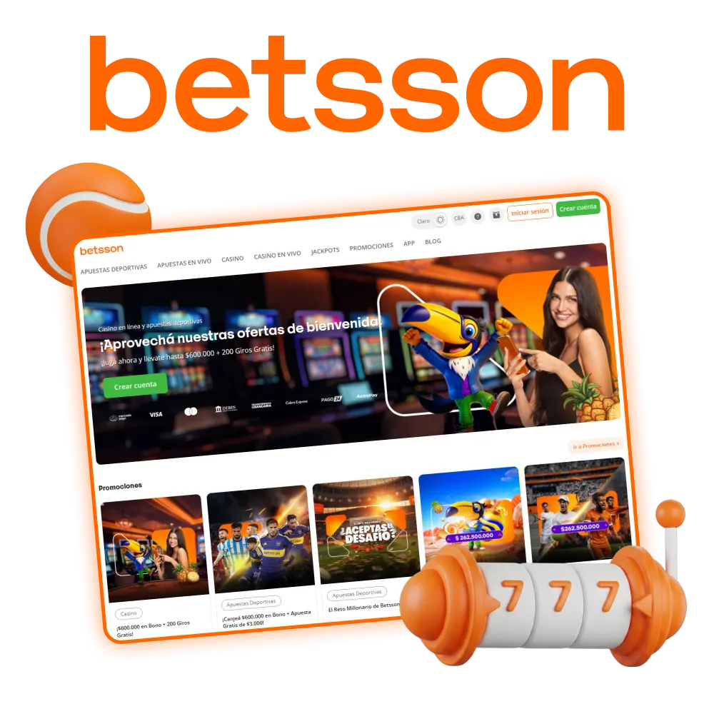 Descubre Betsson CBA y disfruta casino online y apuestas deportivas en Argentina.