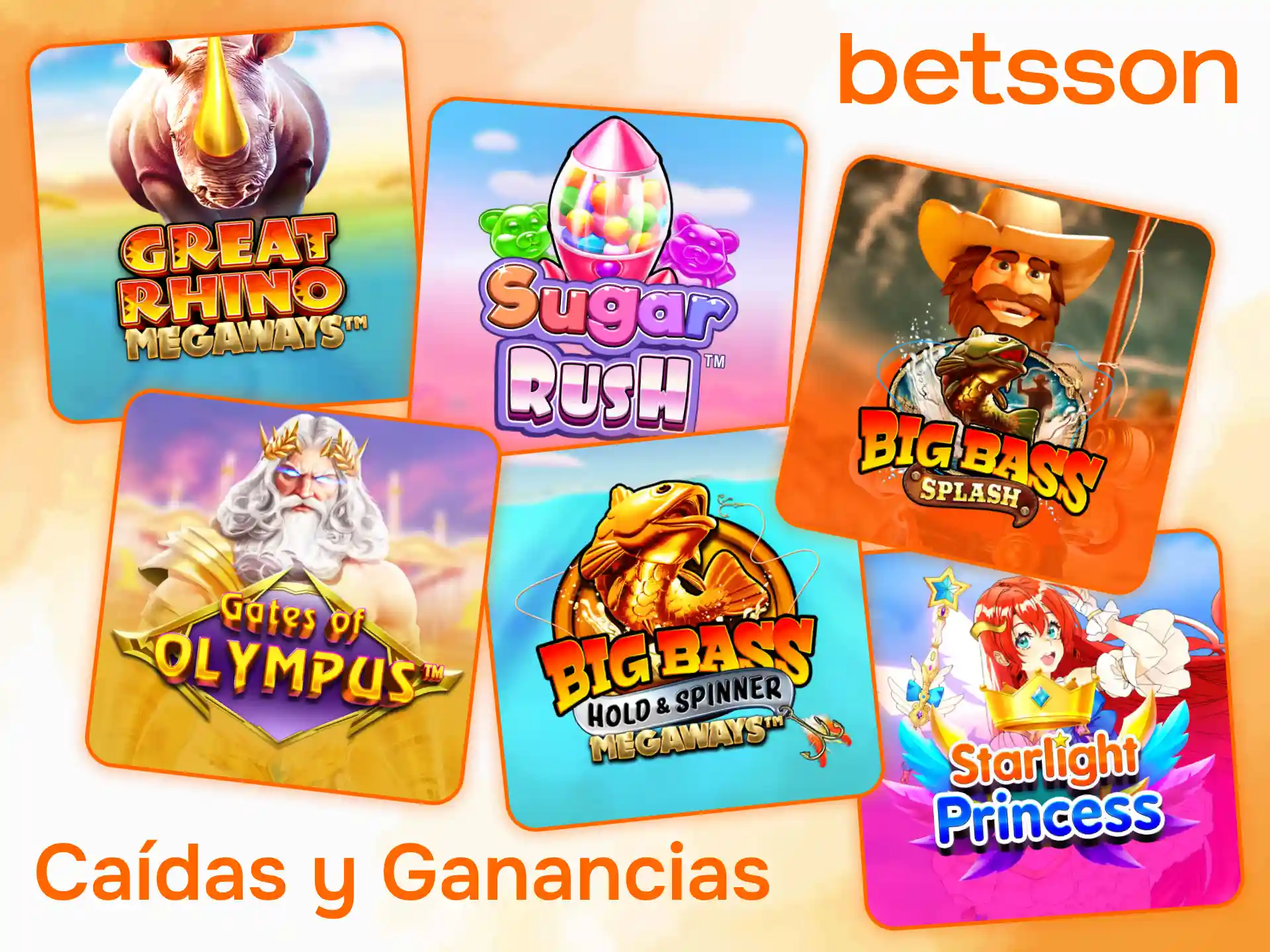 Descubre las caídas y ganancias disponibles dentro del casino Betsson PBA.