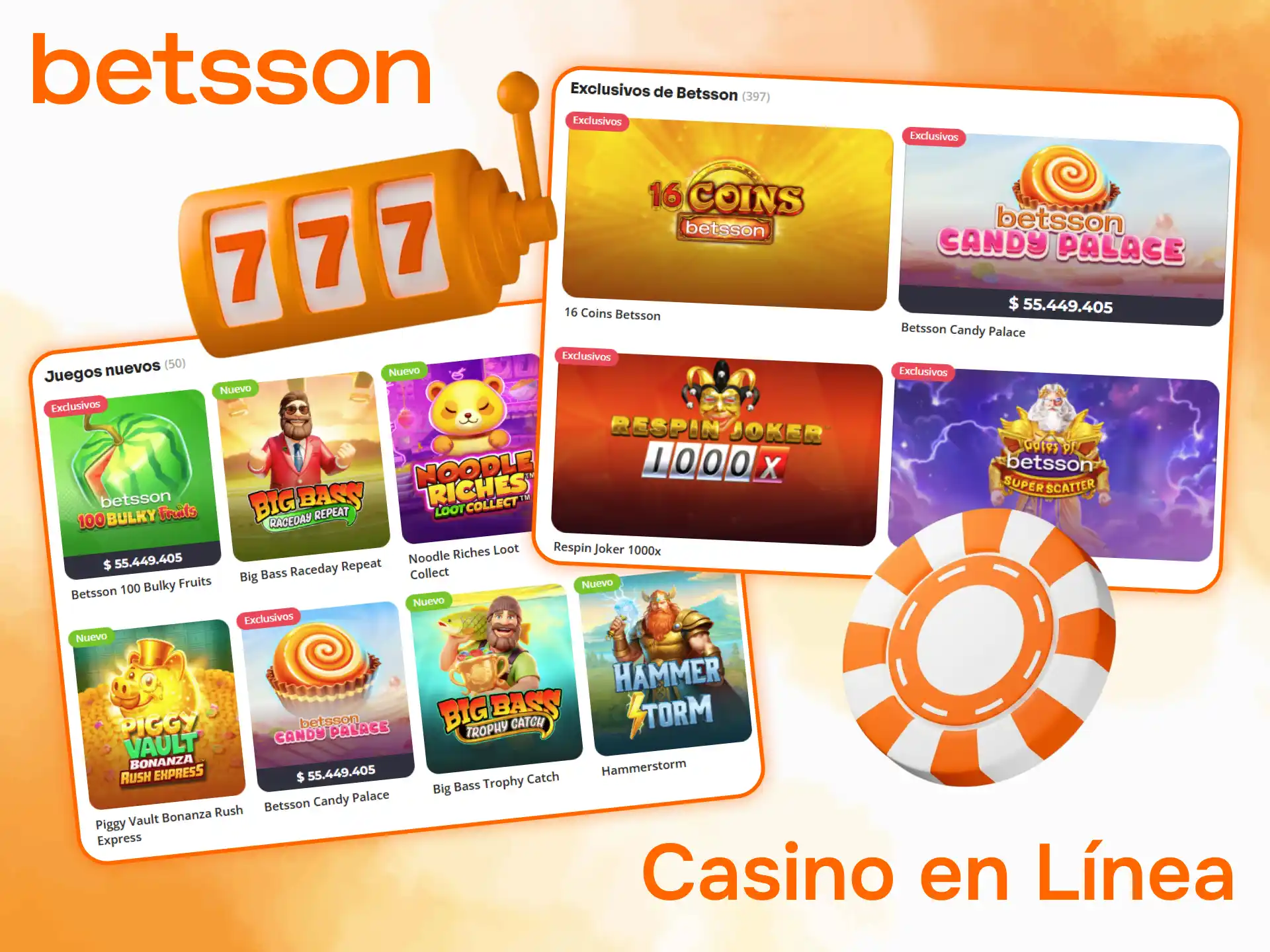 Explora el casino en línea de Betsson disponible en Buenos Aires.