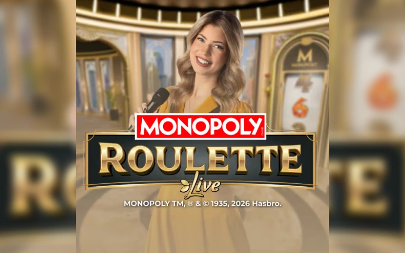 Prueba MONOPOLY Roulette con crupieres en vivo a través de Betsson.