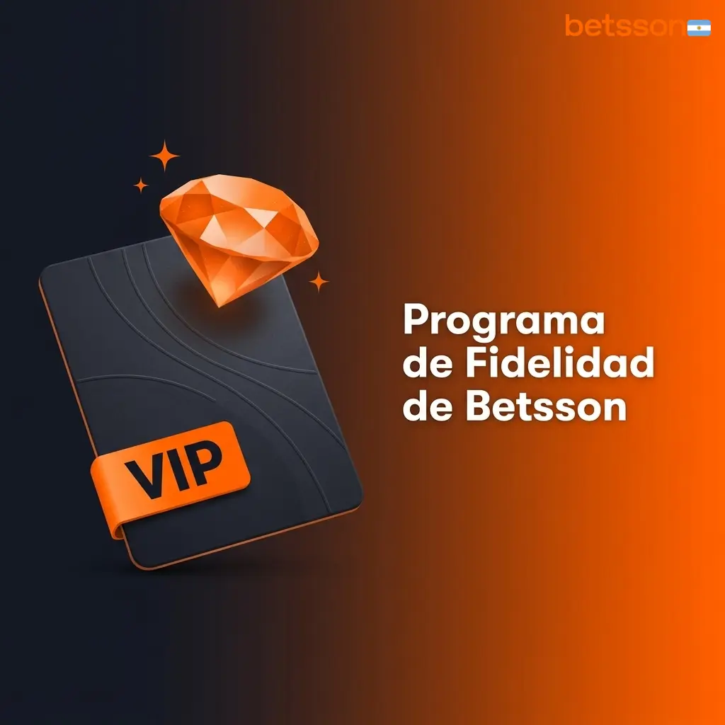 Programa de fidelidad Betsson con niveles VIP, acumulación de puntos y beneficios exclusivos para jugadores activos