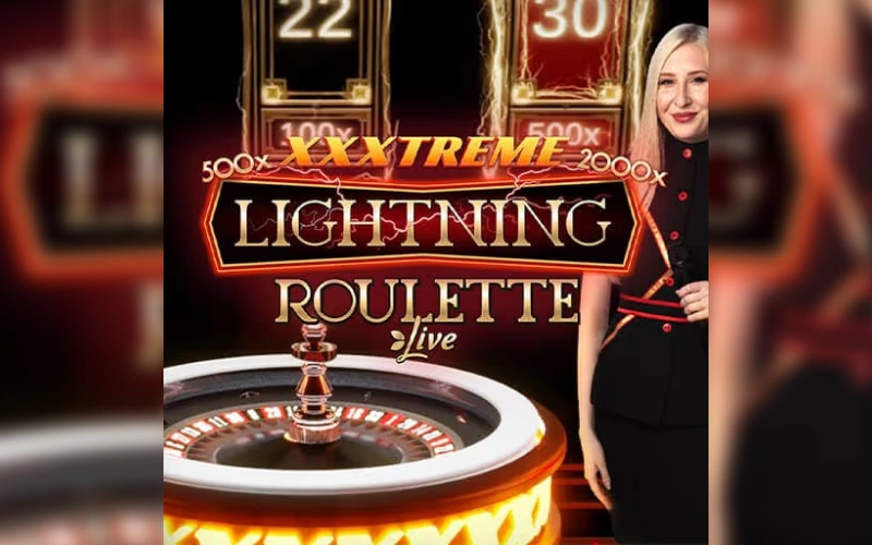 Disfruta XXXtreme Lightning Roulette mediante la aplicación Betsson.